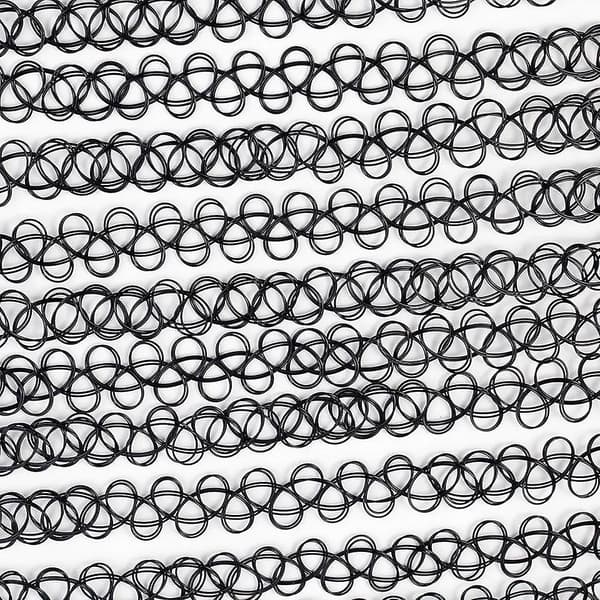 2-pack Choker Halsband / Halsband - One Size Svart One Size