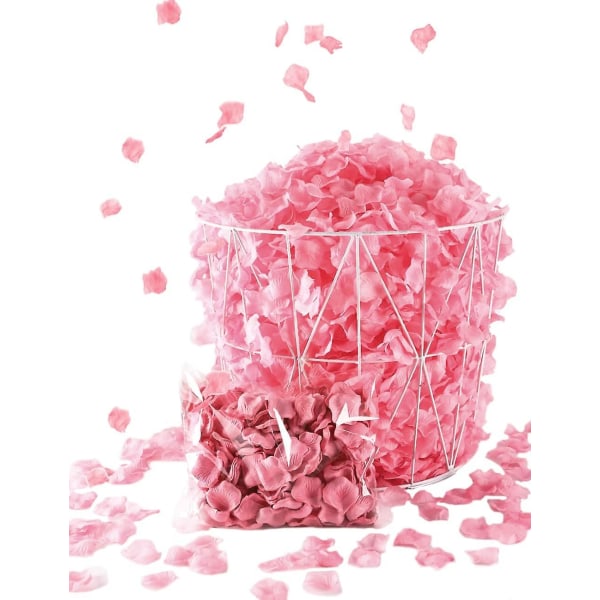 4000 Roseblader, Kunstige Silkeblader Romantisk Dekor Til Bryllup Valentinsdag Event Og Forlovelse
