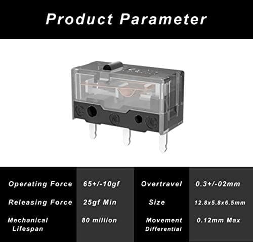 Kailh GM 8.0 Gaming Mus Mikro Switch (4 stycken)