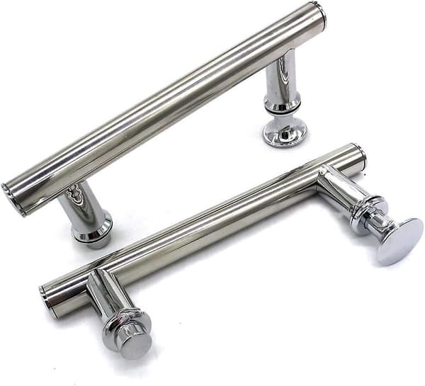 2 stk 145mm (14,5cm) Krom Abs Dusjdørhåndtak, Hull Til Hull