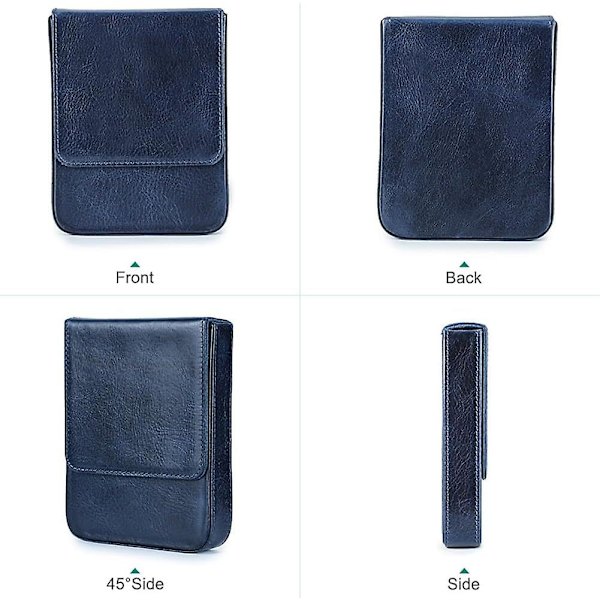 Fyllepenn Etui For 6 Penner Penn Beskyttelsesdeksel Penn Etui Kulepenn Etui Skrive Etui Fyllepenn Veske Blue