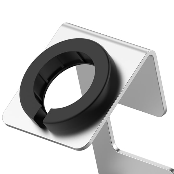 For Apple Watch Ultra 49mm/Series 8/7/6/5/4/SE/SE (2022)/3 Laderholderstativ (Ingen lader) Silver