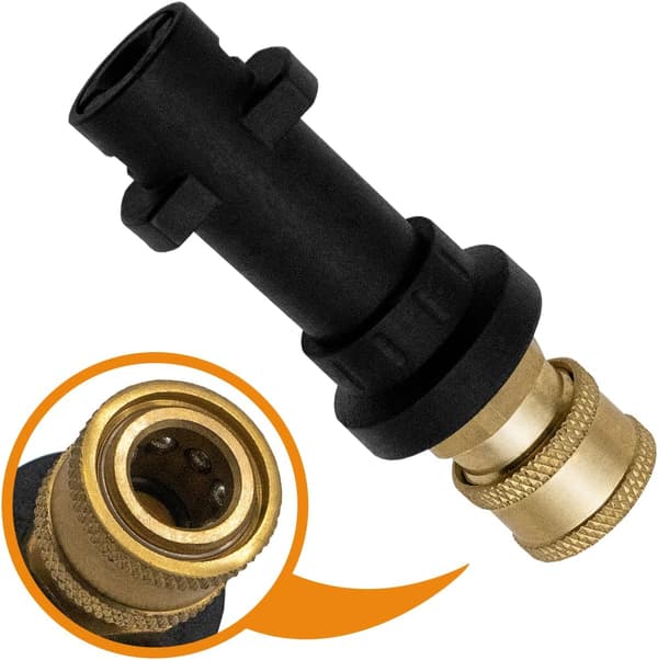 Trycktvättspistol Adapter med 1/4\" Mässing Honkoppling för Karcher K-serie