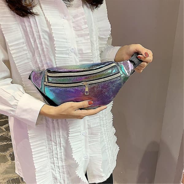 Dam Midjeväsk Fanny Pack Läder Mode Midjebälte Axelväska