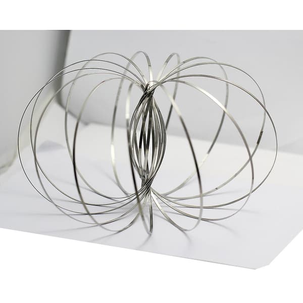 Energy De Kinetic Pædagogisk Fjederlegetøj - Multi Sensorisk Interaktiv 3D Formet Flow Ring