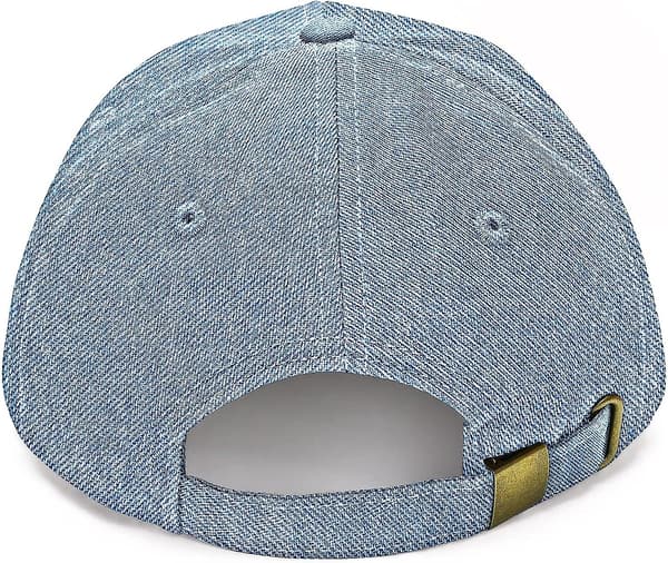 Baseballkeps Casual Unisex 6 Panel Justerbar Bomull Vanlig Sport Solhatt Light Blue