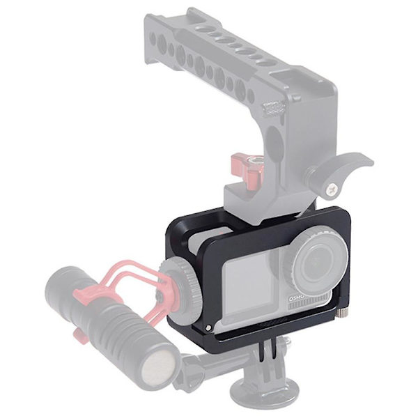 Aluminiumlegering hölje ihålig ramfodral hölje skal för DJI Osmo Action