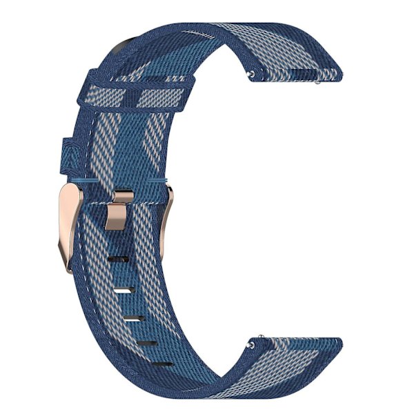 Nyloninen vaaleanpunainen soljellinen säädettävä ranneke Samsung Galaxy Watch 5 40mm/44mm/Watch 5 Pro 45mm -kelloon Blue Stripe
