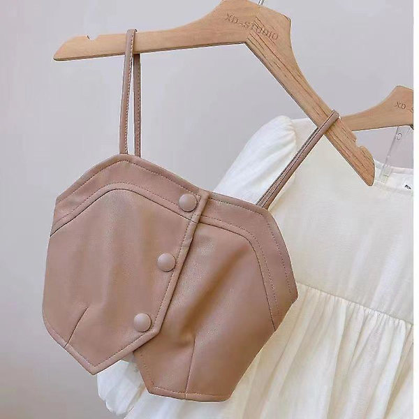 Vårdrøkter for jenter, vest + kjoler med lange ermer, 2-delt, søte prinsessekjoler for barn, chiffon, 2 til 10 år Beige 120