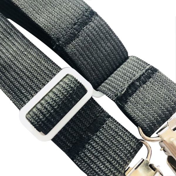 8 stk. (2 sæt) Lagneremme Seler Bånd Justerbar Seng Hjørneholder Elastiske Lukninger Clips Griber Madras Pad Cover Monteret Lagen