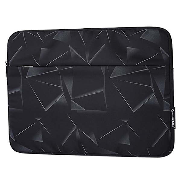 Bärbar ärmväska för 11~15 tums bärbara datorer, mönstrad bärväska för bärbara datorer + ytterficka For 13 inch Laptop