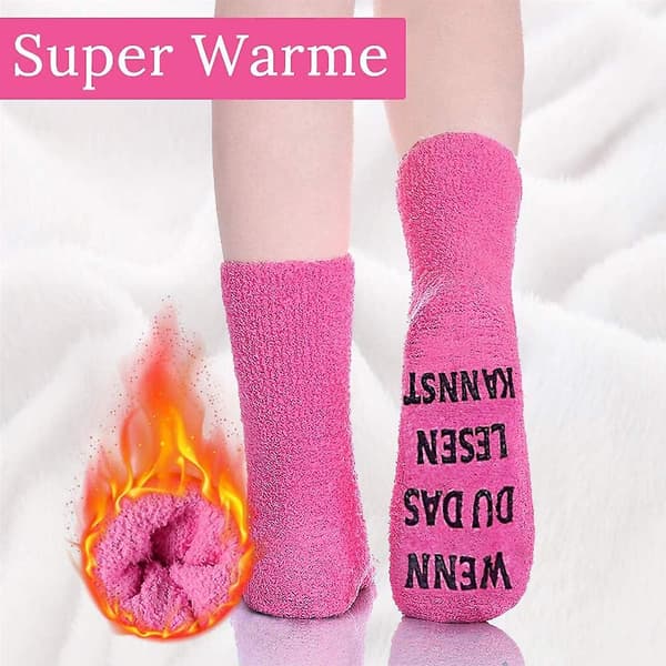 Tofflor med rolig text och cupcake-presentförpackning (kvinnor)