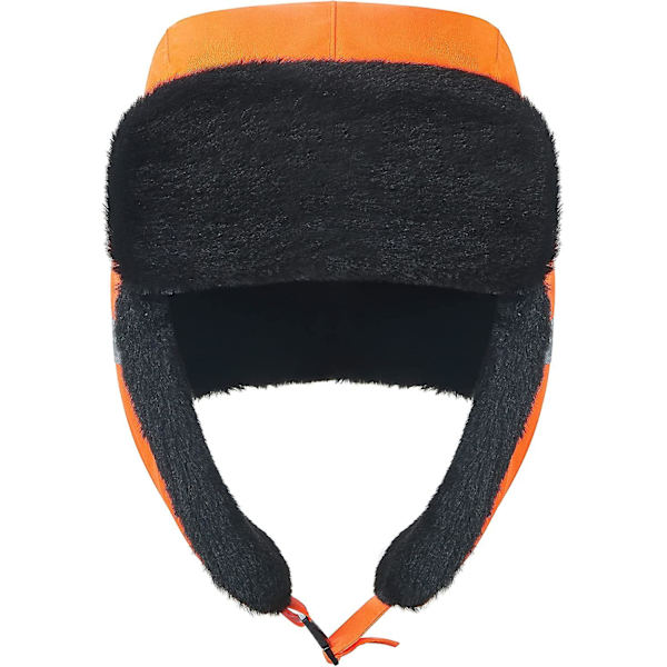 Hög synlighet Viz Håll varm Trapper Bomber Hat Orange