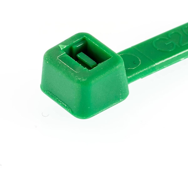Små lilla kabelbinder, 100 mm x 2,5 mm, bulkpakke med 1000, 4\" Premium nylon Green 100mmx2.5mm
