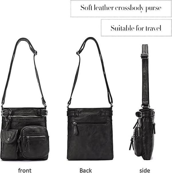 Skuldervesker for kvinner, crossbody-vesker black