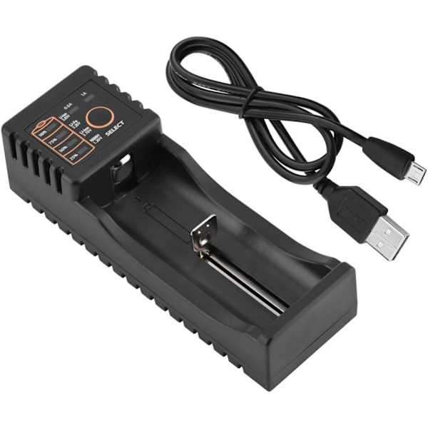 Lii-100 Mini Multi-Funktions USB 1.2V / 3.7V / 3V / 3.85V Batterioplader med Varmeafledning