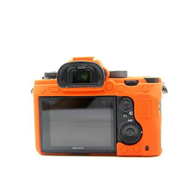 Mjukt silikonfodral för Sony A9/A7M3/A7R3 Orange