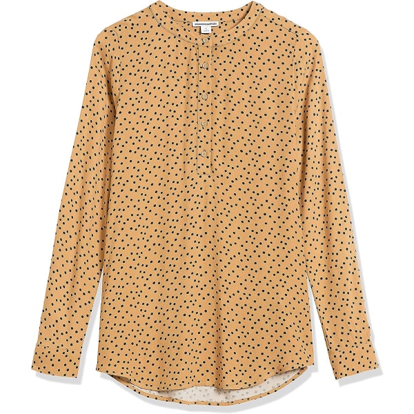 Langærmet vævet bluse til kvinder Style 4 XXL