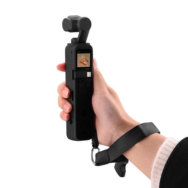 Kroppsskydd Silikonfodral med handrem för OSMO Pocket 2 Black