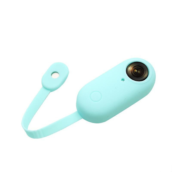 Antifall mjukt silikonfodral för Insta360 GO, bärbart kameraskydd med magnetisk design Light Green