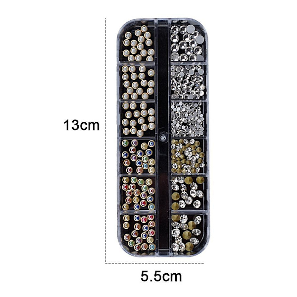 Nageldekorationer, för tillverkning av nagelharts Style 6