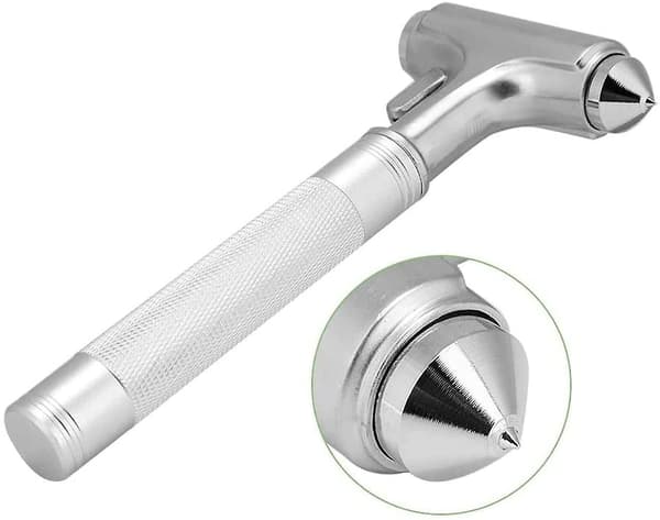 Bærbar Multifunksjonell Bil Sikkerhetshammer Vindusknuser Setebelte i Aluminiumlegering