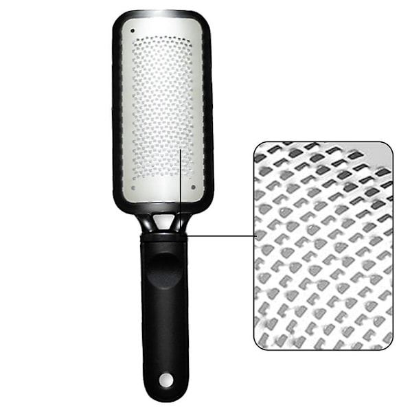 Död hud majs fot förhårdnader remover professionell fotfil (2-pack) 1black *1rose red square hole