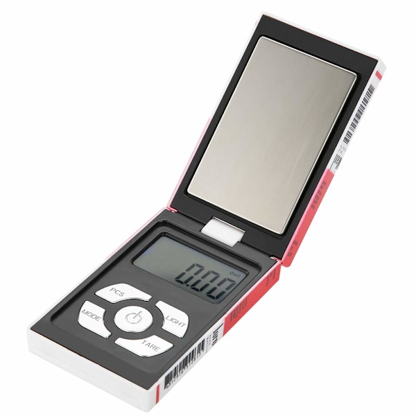 Lomme Smykkeskala Mini Elektronisk Digital Gram Vægt Balance 200g/0,01g Præcis Røg Case Vægt Diamant Guld