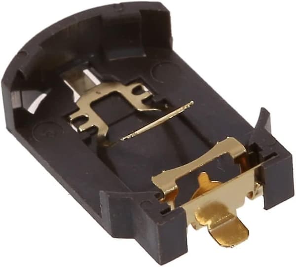 6 st plastfodral Cr2032 knappbatteri knappbatterihållare