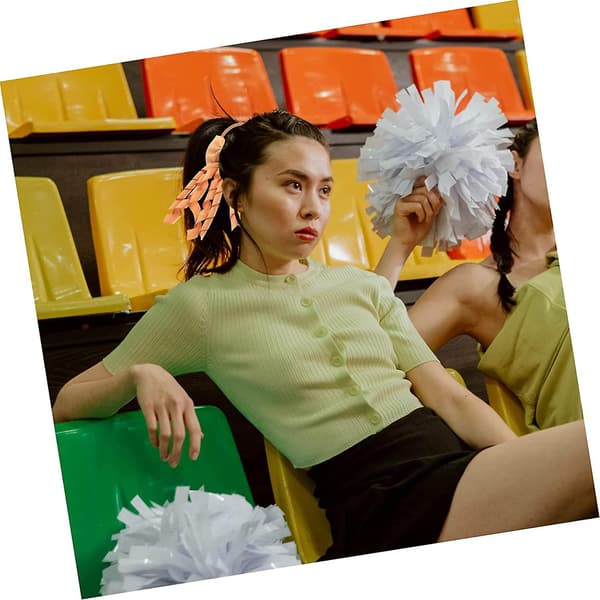 Bågar Hår Bågar Flickor Bågar 3 st Cheerleading Sport Båge För Elastiska Hållare Hår Khaki