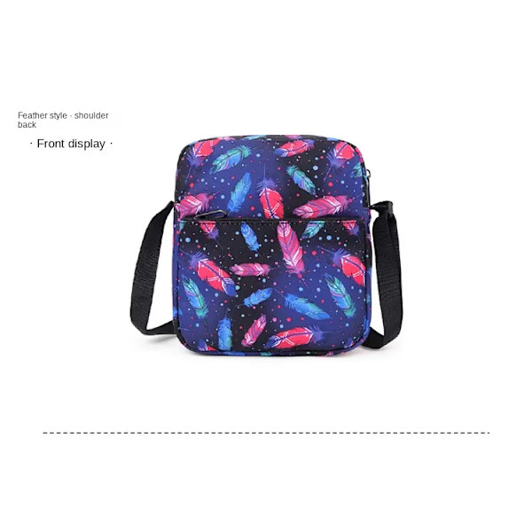 3 st söta tecknade tryckta ryggsäckar med crossbody-väska och pennfodral set, pojkar och flickor mode casual preppy ryggsäck rosa