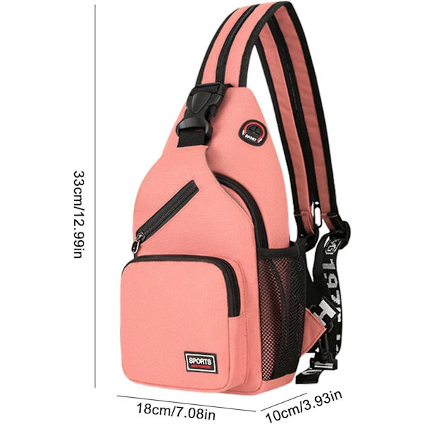 Generisk crossbody-slingryggsäck | Vandringsryggsäck för män - Sling crossbody-axelväska för män och kvinnor Dagryggsäck för vandring, cykling, resor,p