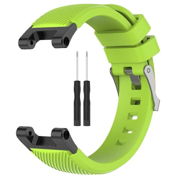 Yleismallinen 22mm vaihtoranneke Huami Amazfit T-Rex/T-Rex Pro/Ares silikonikellorannekkeelle Green