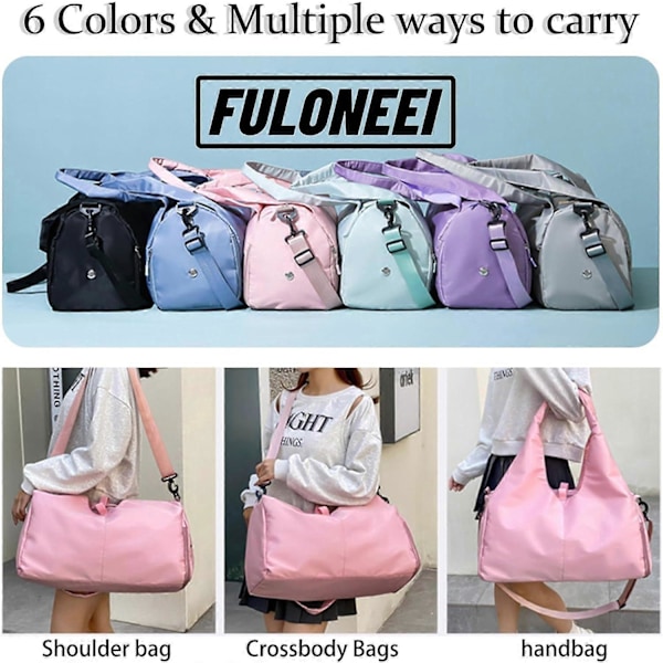 Yoga Matte Bag Stor Yoga Matte Veske Sling Carrier med Lommer Passer Matter med Sko Veske og Vått Rom Dame Pilates Gym Bag med Justerbar Matte St blue