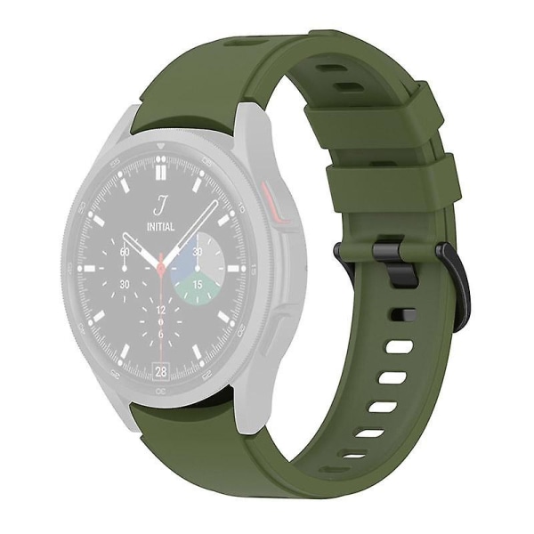 Watch för Galaxy Watch4/5/6 40mm 44mm/Watch6 Classic 43mm 47mm/ Watch 5 Pro 45mm Army Green