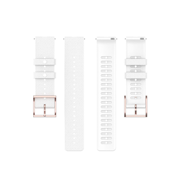 Antiglidande klockarmband för Samsung Galaxy Watch6 Classic 43/47mm / Watch 45 40/44mm / 5 Pro 45mm White