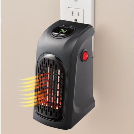 350W Elektrisk Termo-Keramisk Elementvärmare (Plug-in)