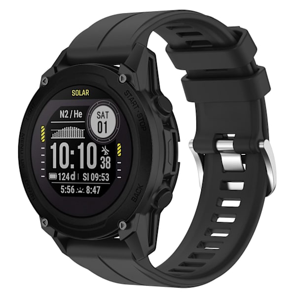 22 mm spänne silikon klockarmband för Garmin Fenix 7/Instinct 2/Fenix 5/Forerunner 935/945