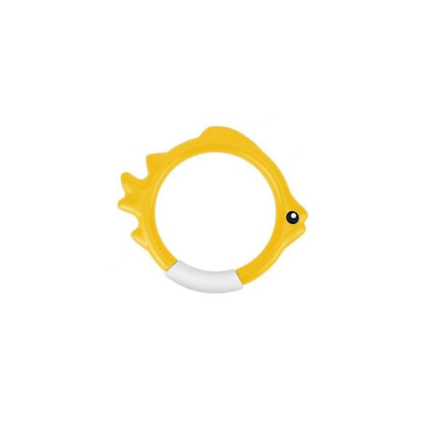 Dykande fiskringar, set med 4 små dykande simleksaker, undervattensfiskringar för poolleksaker