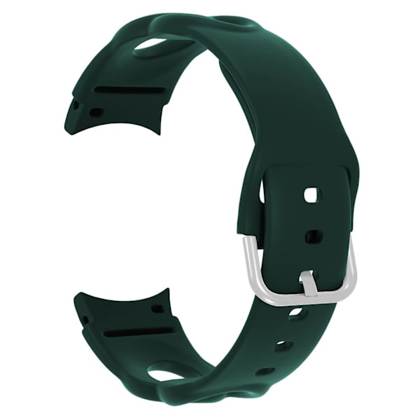 20mm Snabbkoppling Silikonarmband för Samsung Galaxy Watch 4/5/6 40/44mm / Watch6 Classic 43/47mm Green