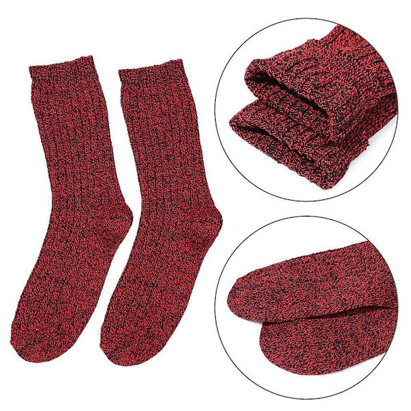 Hem Heap Heap Sockar Par Garn Sovande Strumpor Varma Sockor Medium Tube