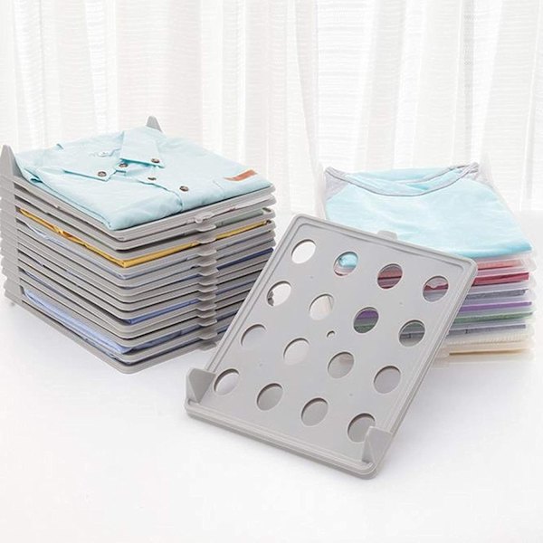 Garderoberarrangör, Klädförvaringsbricka, Klädförvaringströja, Vanlig Storlek T-shirt, 12-pack
