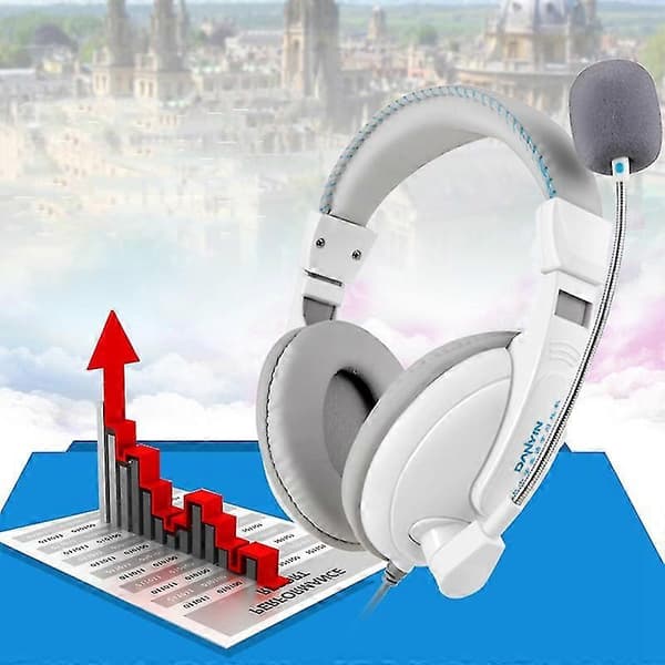 Danyin Elektronisk Musikk D3000 Headset Barn Studenter Engelsk Lytte Headset med Mikrofon