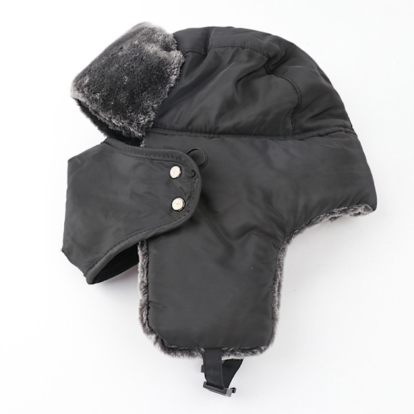 Unisex Lasten Nuorten Trapper-hattu Lämmin Talvihattu Korvaläpät Bomber-hatut Tekoturkis