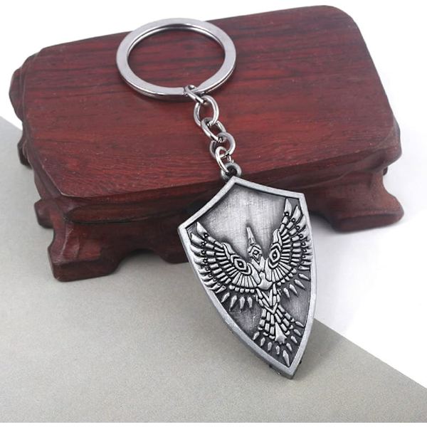Ørne nøglering til mænd, Skjold nøglering til drenge, Nordisk Viking Ørne nøglering, Punk Ørne Fugl Totem nøgleringe, Flyvende Høg Ørne Amulet nøglering