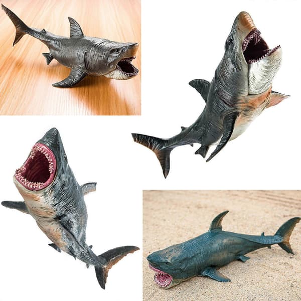 Uutuus Mini Tieteellinen Lelu Realistinen Valtameri Megalodon Lapset Lievittävät Ikävystymistä A
