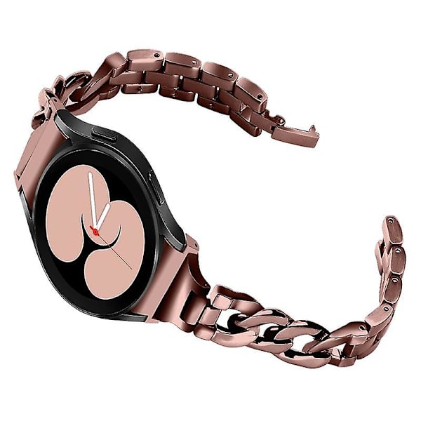 20mm Klassinen Vaihtoranneke Samsung Galaxy Watch4 Active 40mm/44mm/Watch4 Classic 42mm/46mm -kelloille Bronze