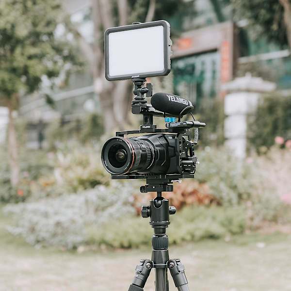 Kamerabur i aluminiumslegering for BMPCC 4K/6K filmproduksjonssett med topphåndtak
