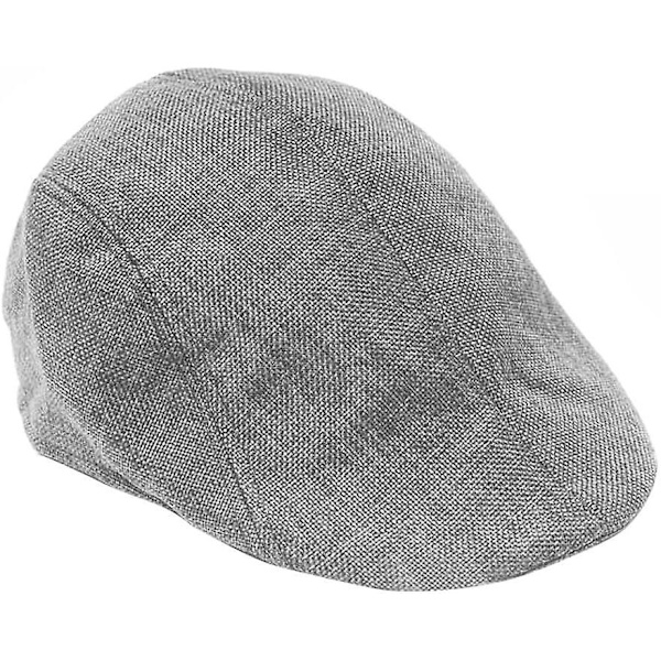 Grå Flat Cap - Gatsby-stil för unisex