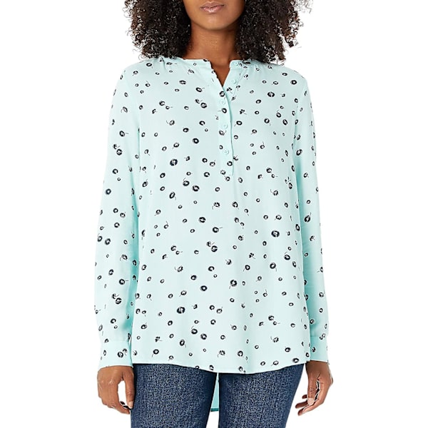 Langermet vevd bluse for kvinner Style 1 M